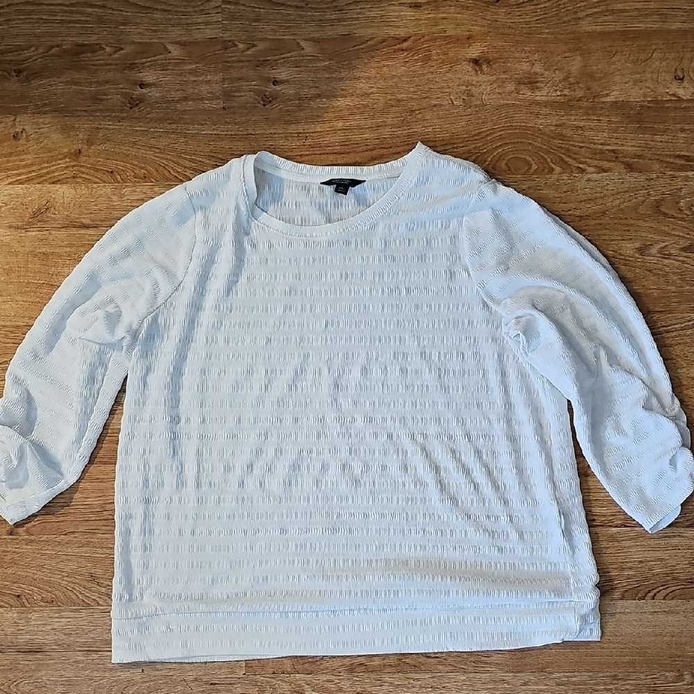 Women's White Top Simply Vera Vera Wang XXL